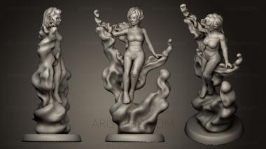 Figurines of girls (STKGL_0220) 3D model for CNC machine
